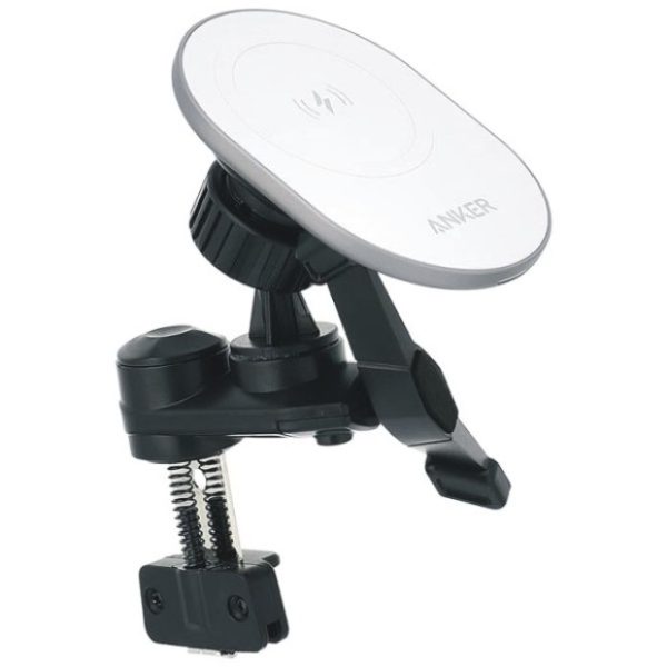 Anker Car Mount Charger, Powerwave Magnetic Car Charging Mount With 4 Ft USB-C Cable, 7.5W