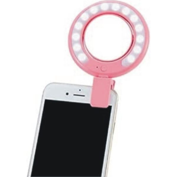 360 Degree Rotation LED Photography Light Up Selfie Luminous Lamp